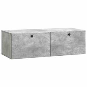 Nástěnná TV skříň 98 x 41 x 30 cm Betonově šedá - obrázek 1