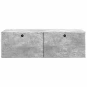 Nástěnná TV skříň 98 x 41 x 30 cm Betonově šedá - obrázek 4