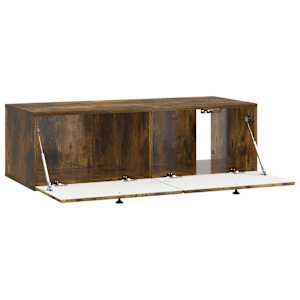 Nástěnná TV skříň 98 x 41 x 30 cm Kouřový dub Kompozitní dřevo - obrázek 3