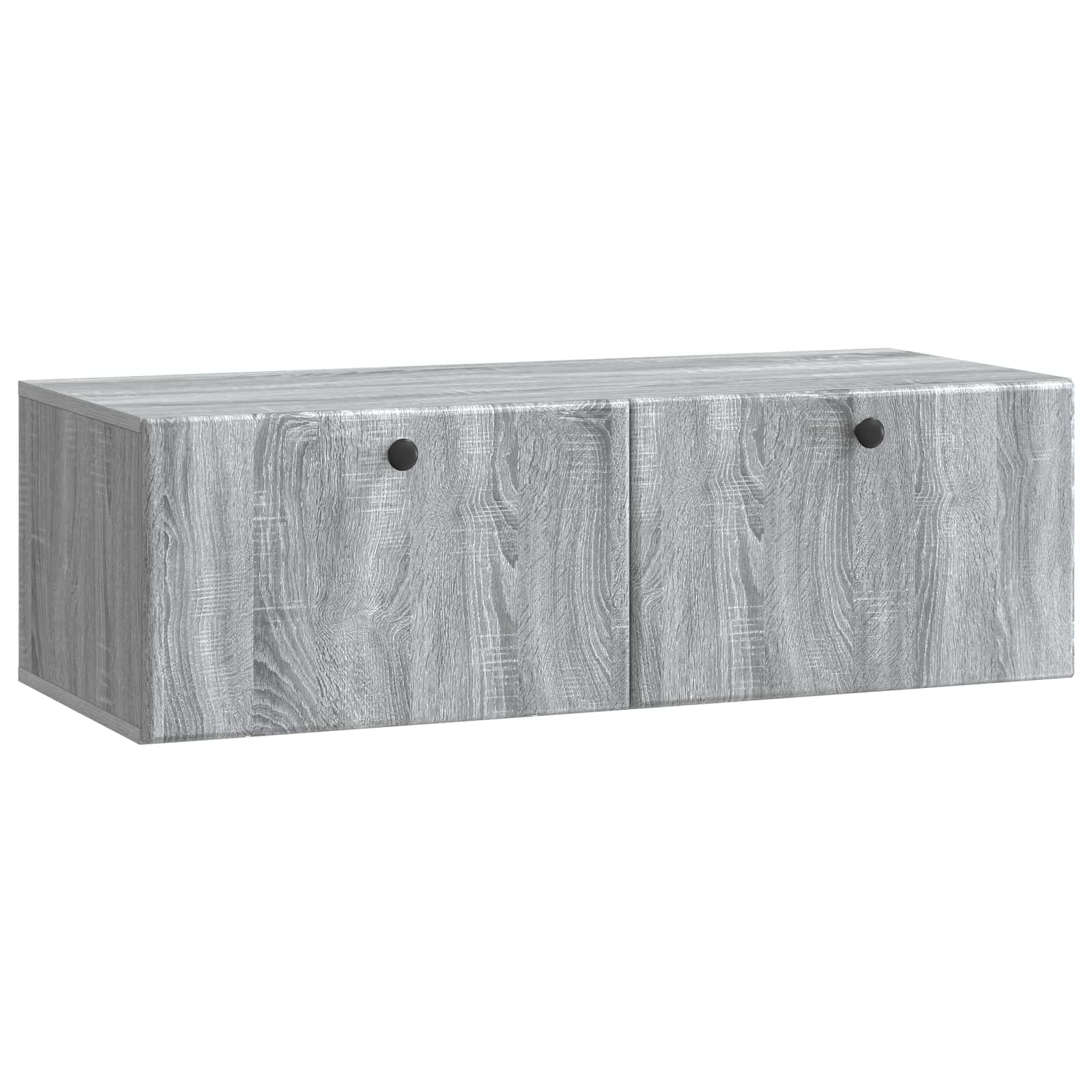Seinälle asennettava TV-kaappi Harmaa sonoma 98 x 41 x 30 cm