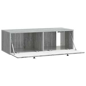 Nástěnná TV skříň 98 x 41 x 30 cm Šedý Sonoma Kompozitní dřevo - obrázek 5