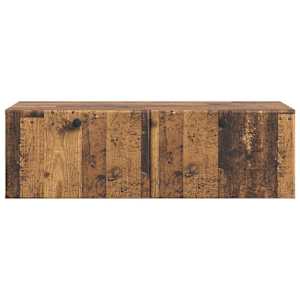 Nástěnná TV skříň 98 x 41 x 30 cm Staré dřevo Kompozitní dřevo - obrázek 4