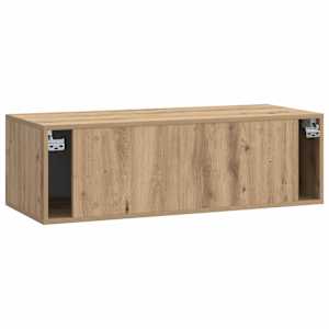 Nástěnná TV skříň 98 x 41 x 30 cm Dub artisan Kompozitní dřevo - obrázek 8