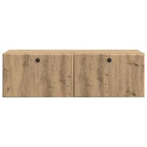 Nástěnná TV skříň 98 x 41 x 30 cm Dub artisan Kompozitní dřevo - obrázek 6