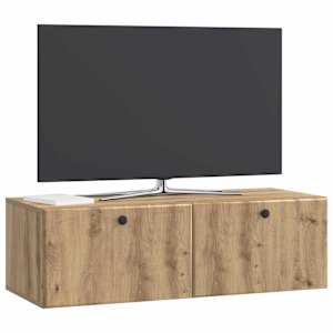 Nástěnná TV skříň 98 x 41 x 30 cm Dub artisan Kompozitní dřevo - obrázek 3