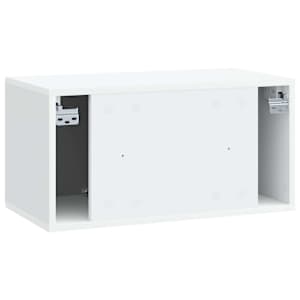 Nástěnná TV skříň 59,5 x 31 x 30 cm Bílá Kompozitní dřevo - obrázek 8