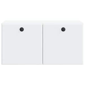 Nástěnná TV skříň 59,5 x 31 x 30 cm Bílá Kompozitní dřevo - obrázek 6