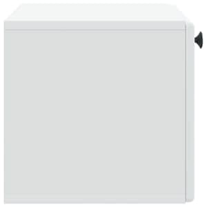 Nástěnná TV skříň 59,5 x 31 x 30 cm Bílá Kompozitní dřevo - obrázek 7