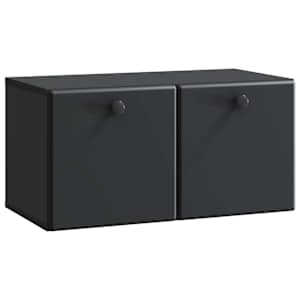 Nástěnná TV skříň 59,5 x 31 x 30 cm Černá Kompozitní dřevo - obrázek 2