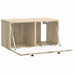 Nástěnná TV skříň 59,5 x 31 x 30 cm Dub sonoma Kompozitní dřevo - obrázek 5