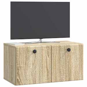 Nástěnná TV skříň 59,5 x 31 x 30 cm Dub sonoma Kompozitní dřevo - obrázek 3