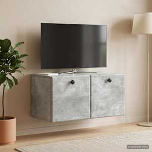 Nástěnná TV skříň 59,5 x 31 x 30 cm Betonově šedá - obrázek 1
