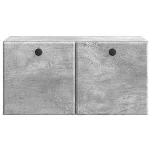 Nástěnná TV skříň 59,5 x 31 x 30 cm Betonově šedá - obrázek 6