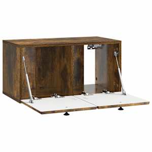 Nástěnná TV skříň 59,5 x 31 x 30 cm Kouřový dub - obrázek 5