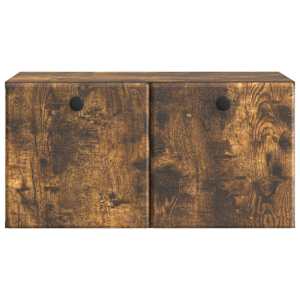 Nástěnná TV skříň 59,5 x 31 x 30 cm Kouřový dub - obrázek 6