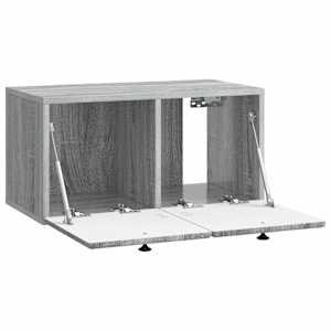 Nástěnná TV skříň 59,5 x 31 x 30 cm Šedý Sonoma - obrázek 5