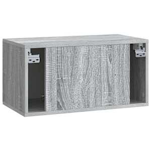 Nástěnná TV skříň 59,5 x 31 x 30 cm Šedý Sonoma - obrázek 8