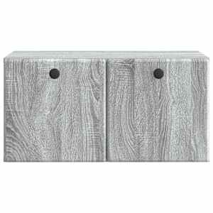 Nástěnná TV skříň 59,5 x 31 x 30 cm Šedý Sonoma - obrázek 6
