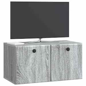 Nástěnná TV skříň 59,5 x 31 x 30 cm Šedý Sonoma - obrázek 3