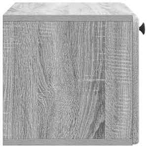 Nástěnná TV skříň 59,5 x 31 x 30 cm Šedý Sonoma - obrázek 7