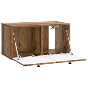 Nástěnná TV skříň 59,5 x 31 x 30 cm Staré dřevo - obrázek 5