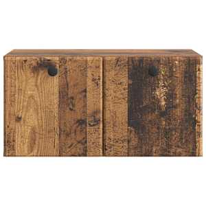 Nástěnná TV skříň 59,5 x 31 x 30 cm Staré dřevo - obrázek 6