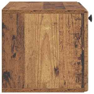 Nástěnná TV skříň 59,5 x 31 x 30 cm Staré dřevo - obrázek 7