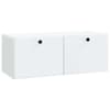 vidaXL Rippuv TV kapp 78,5 x 31 x 30 cm Valge Tehispuit
