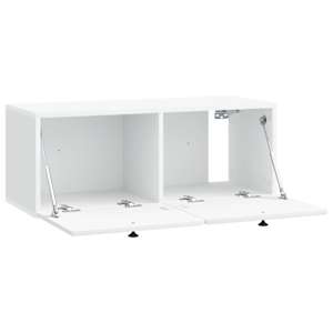 Nástěnná TV skříň 78,5 x 31 x 30 cm Bílá Kompozitní dřevo - obrázek 5