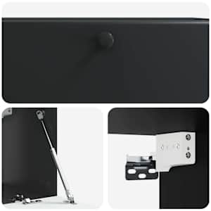 Nástěnná TV skříň 78,5 x 31 x 30 cm Černá Kompozitní dřevo - obrázek 9