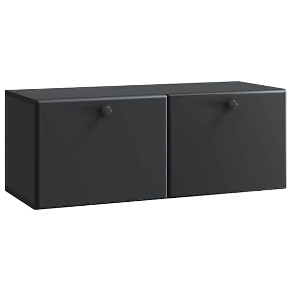 vidaXL Rippuv TV kapp 78,5 x 31 x 30 cm Must Tehispuit