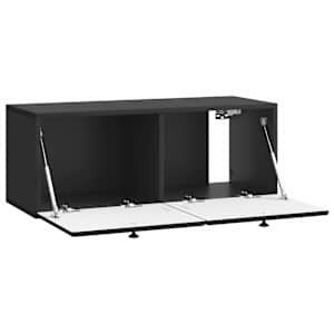 Nástěnná TV skříň 78,5 x 31 x 30 cm Černá Kompozitní dřevo - obrázek 5