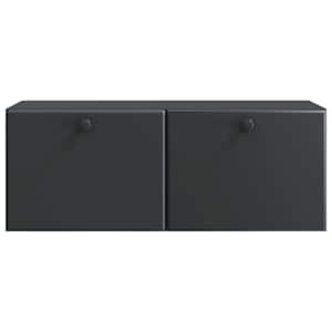 Nástěnná TV skříň 78,5 x 31 x 30 cm Černá Kompozitní dřevo - obrázek 6