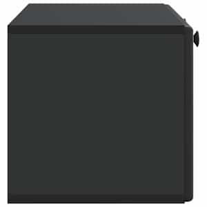 Nástěnná TV skříň 78,5 x 31 x 30 cm Černá Kompozitní dřevo - obrázek 7