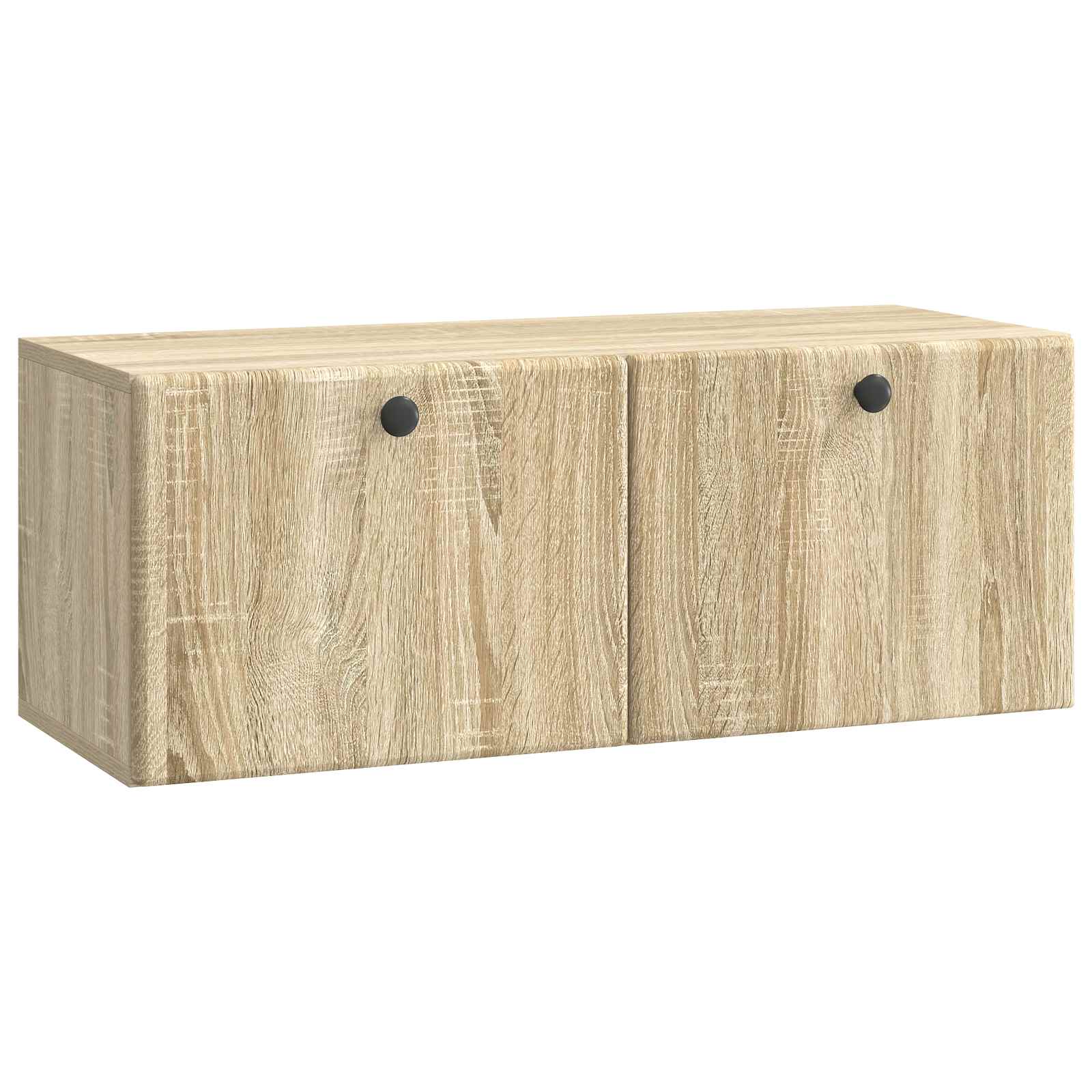 vidaXL Oglindă TV montată pe perete Stejar Sonoma 78,5 x 31 x 30 cm