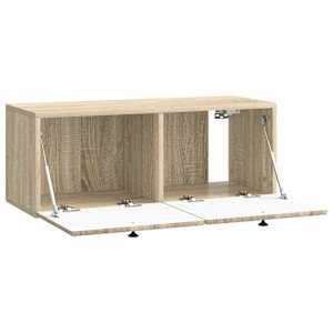 Nástěnná TV skříň 78,5 x 31 x 30 cm Dub sonoma Kompozitní dřevo - obrázek 5