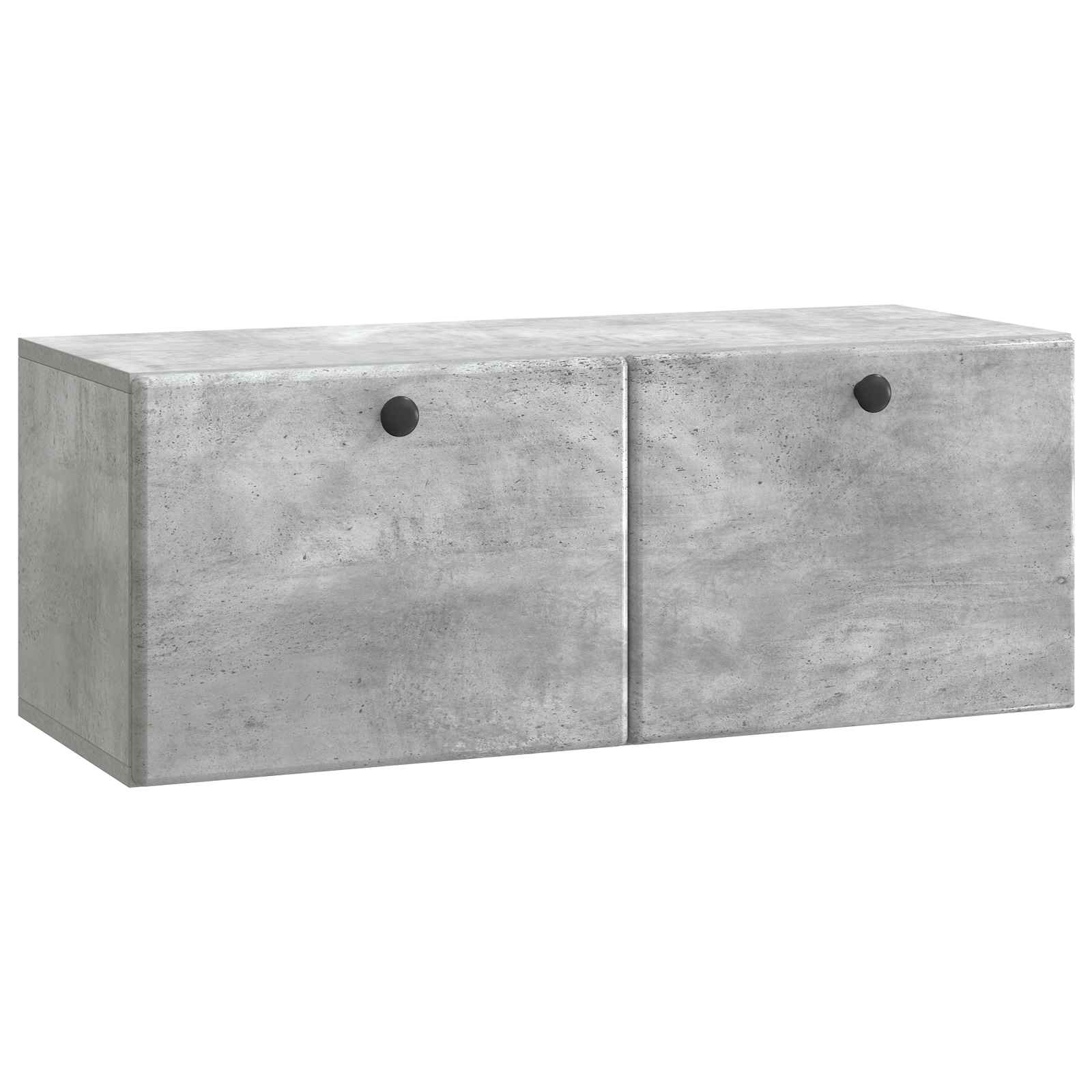 Seinälle asennettava TV-kaappi Betoninharmaa 78,5 x 31 x 30 cm