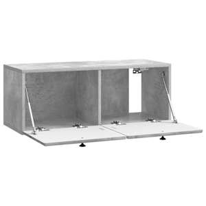 Nástěnná TV skříň 78,5 x 31 x 30 cm Betonově šedá - obrázek 5