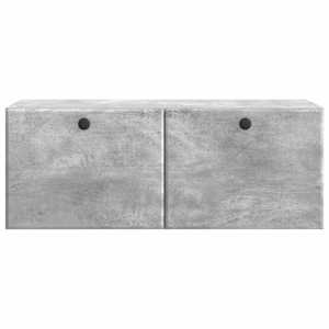 Nástěnná TV skříň 78,5 x 31 x 30 cm Betonově šedá - obrázek 6