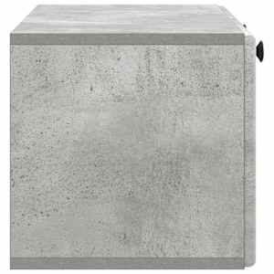Nástěnná TV skříň 78,5 x 31 x 30 cm Betonově šedá - obrázek 7