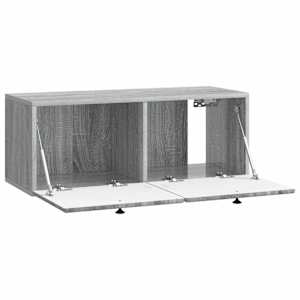 Nástěnná TV skříň 78,5 x 31 x 30 cm Šedý Sonoma - obrázek 5