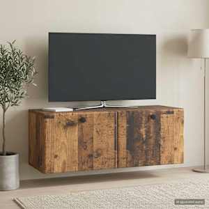 Nástěnná TV skříň 78,5 x 31 x 30 cm Staré dřevo - obrázek 1