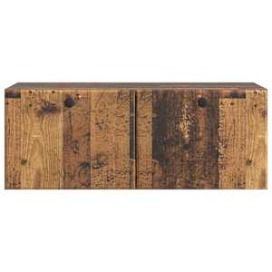 Nástěnná TV skříň 78,5 x 31 x 30 cm Staré dřevo - obrázek 6