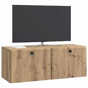 Nástěnná TV skříň 78,5 x 31 x 30 cm Dub artisan - obrázek 3