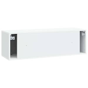 Nástěnná TV skříň 98 x 31 x 30 cm Bílá Kompozitní dřevo - obrázek 8