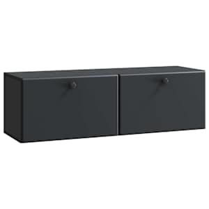 Nástěnná TV skříň 98 x 31 x 30 cm Černá Kompozitní dřevo - obrázek 2