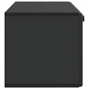 Nástěnná TV skříň 98 x 31 x 30 cm Černá Kompozitní dřevo - obrázek 7
