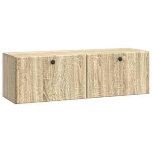 Nástěnná TV skříň 98 x 31 x 30 cm Dub sonoma Kompozitní dřevo - obrázek 1