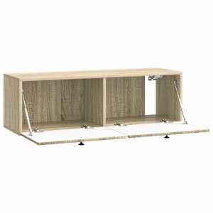 Nástěnná TV skříň 98 x 31 x 30 cm Dub sonoma Kompozitní dřevo - obrázek 3