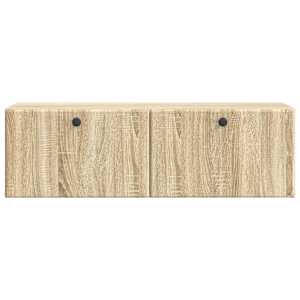 Nástěnná TV skříň 98 x 31 x 30 cm Dub sonoma Kompozitní dřevo - obrázek 4